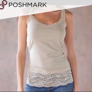 NWOT Sundance Elan Tank, PXS, in Heather Oatmeal